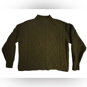 Old Navy cabled rib knit sweater